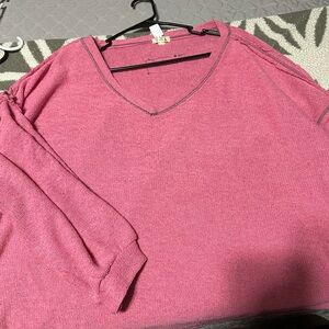 POL Pink Knit Top